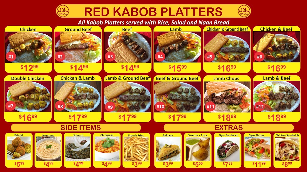 Menu - Red Kabob photo 1